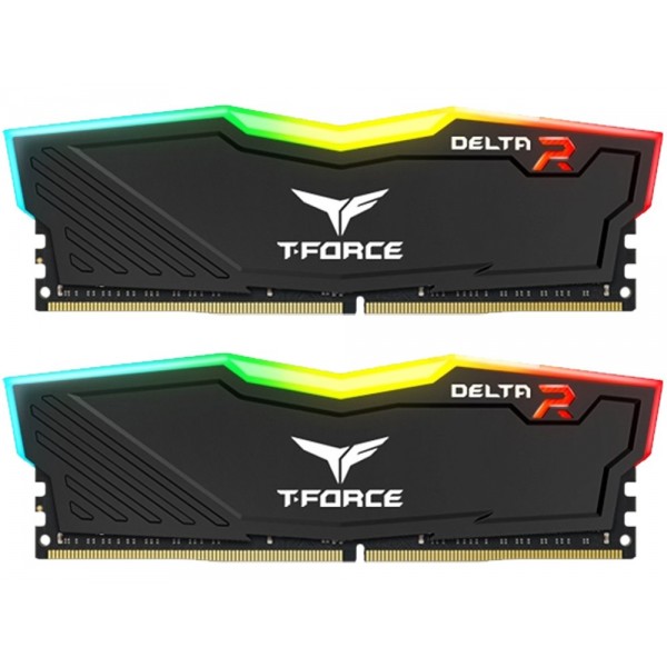 TEAM T-FORCE DELTA RGB 16GB (2x8GB) 3200MHz CL16 DDR4 BLACK